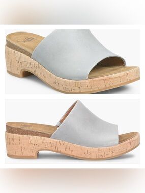EUC Söfft Cass Platform Leader Slide Sandals